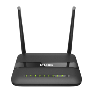 D-Link ADSL2 N300 24 Mbps Wi-Fi Router (2 Antennas, 4 Ethernet Ports,  DSL2750)