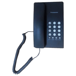 Panasonic Corded Phone (KX-TS400MX, Black)