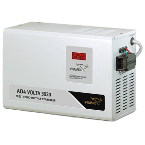 V-GUARD Voltage Stabilizer (AD4 Volta 3030, White)