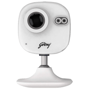 Godrej Eve Mini 64GB Security Camera (46171610SD00487, White)