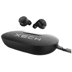 XECH SpeakerPods XL TWS Earbuds (Waterproof, Black)