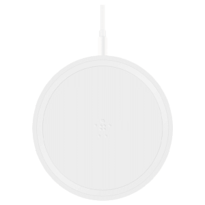 beikin Boost Up Bold 10 W Wireless Charging Pad ( Universal QI Compatibility, White)