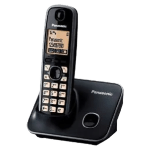 Panasonic Digital Cordless Phone (KX-TG3711SX, Black)