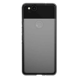 stuffcool Arc Silicone Back Cover for Google Pixel 2 (Anti Slip Feature, Transparent)