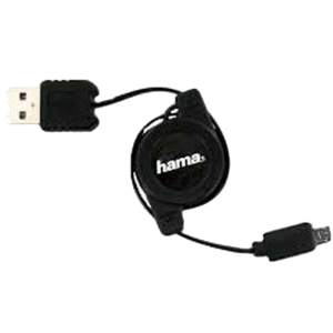 hama Type A to Micro USB 2.4 Feet (0.75M) Cable (Fast Data Transfer, Black)