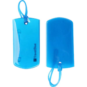 TRAVEL BLUE Jelly I.D. Luggage Tags (TB-016B, Blue)