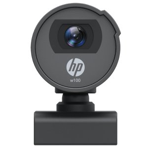 HP w100 Webcam For Desktop (480p Resolution, 1W4W4AA, Black)