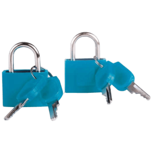 TRAVEL BLUE Identi Key Travel Padlock (TB-024T, Blue)