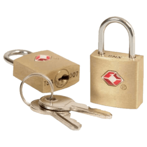 TRAVEL BLUE 2 x TSA Lock (23, Gold)