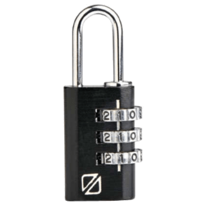 TRAVEL BLUE Safe Snap Suitcase Padlock (TB-033, Black)