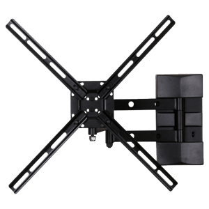 RD PLAST 65 inch Double Arm Wall Mount TV Stand (RW 9823-1, Black)