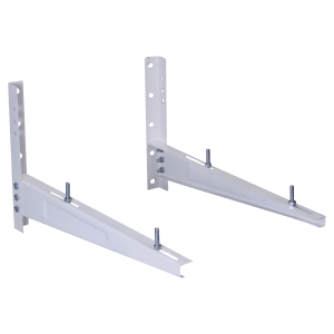 RD PLAST Wall Mount AC Brackets (RW 8547, White)