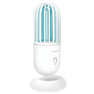 LYFRO Battery Powered Sanitizing Lamp (Disinfects Up To 99.9 Percent, Hova, White)