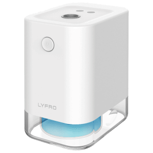 LYFRO Battery Powered Smart Sanitizer Dispenser (Flow, White)