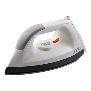 USHA EL1602 1000 Watt Dry Iron (4122116020NS, White)