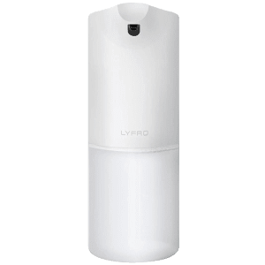 LYFRO Battery Powered Smart Foaming Soap Dispenser (Infrared Sensor, Veso, White)