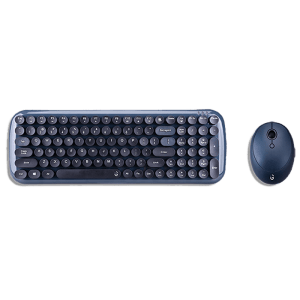 iGear KeyBee Wireless Keyboard & Mouse Combo (1600 DPI, Multicolor Design, Dark Green)