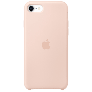 Apple MXYK2ZM/A Silicone Back Cover for iPhone SE (Microfiber Lining, Pink Sand)