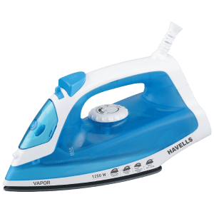 HAVELLS Vapor 1250 Watts 200ml Steam Iron (Self Clean function, GHGSIBVB125, Blue)