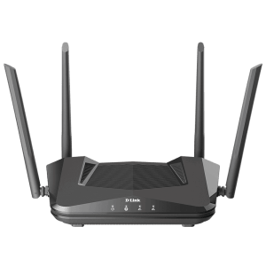 D-Link Dual Band 1500 Mbps Wi-Fi Router (4 Antennas, 4 LAN Ports, Unprecedented Network Efficiency, DIR-X1560 AX1500, Black)