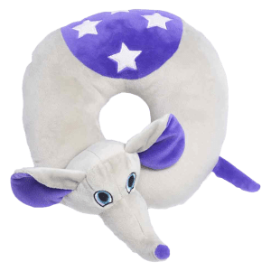 TRAVEL BLUE Flappy The Elephant Polyester Neck Pillow (Soft and Comfortable, Multicolor)