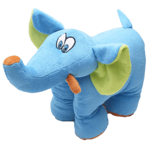 TRAVEL BLUE Trunky The Elephant Polyester Neck Pillow (Soft and Comfortable, Multicolor)