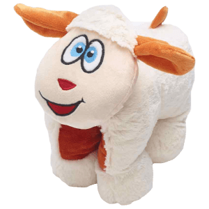 TRAVEL BLUE Snowy The Sheep Polyester Neck Pillow (Soft and Comfortable, Multicolor)