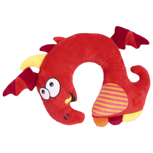 TRAVEL BLUE Tobi The Dragon Polyester Neck Pillow (Soft and Comfortable, Multicolor)