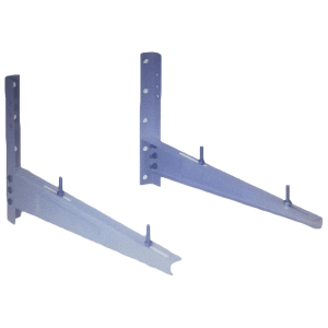 RD PLAST Wall Mount Bracket For Air Conditioner (Powder Coating, RW 8547-1, White)