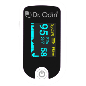 Dr. Odin OLED Pulse Monitor/Oximeter (Alarm Function, FS20E, White)