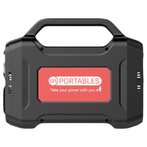 SR PORTABLES Thia 130Wh 130 Watts Portable Solar Generator (Water Resistant, SRTHIASG, Orange)