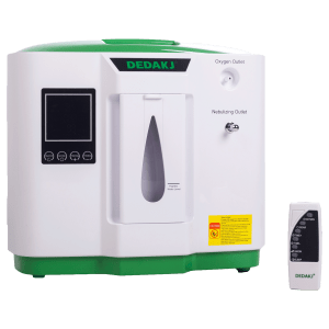 DEDAKJ Household Oxygen Concentrator (Flow Rate: 2 - 9 L/min, DE-2AW, White)