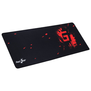 Red Gear MP80 Gaming Mouse Pad (Soft And Durable, 8904130838156, Black)