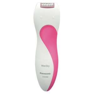 Panasonic ES2082P503 Wet and Dry Epilator for Underarm & Intimate Area with 2 Replaceable Heads (Washable Heads, Pink)