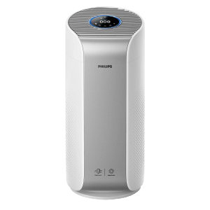 PHILIPS Series 3000i Vitashield IPS and AeraSense Technology Air Purifier (Multi Touch, AC3059/65, Light Silver and White)