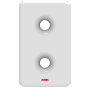 Goldmedal Curve Plus Woofer Door Bell (Stereophonic, 203052, White/Red)