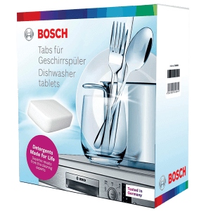 BOSCH Tablets For Dishwasher (5-in-1 Power Clean Formula, 17004950, White)