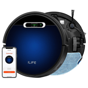 ILIFE B5 Max 25 Watts Robotic Vacuum Cleaner (600ml, Blue)