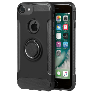 AT&T Back Cover for Apple iPhone 7 and iPhone 8 (Camera Protection, Black)