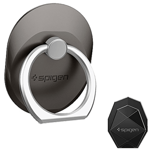 spigen Style Ring For Universal Mobiles (Includes Hook Mount, 000EP20243, Space Grey)