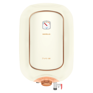 HAVELLS Puro DX 15 Litres Vertical Storage Water Geyser (GHWAPDTIV015, Ivory Pink)