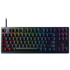 RAZER Huntsman Tournament Edition Wired Gaming Keyboard (Linear Optical Switch, RZ03-03080100-R3M1, Black)