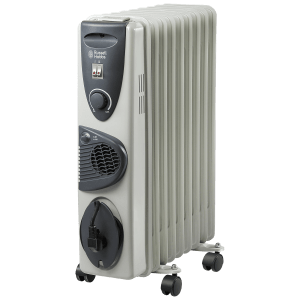 Russell Hobbs 2000 Watts Oil Filled Room Heater (ROR09, Silver)