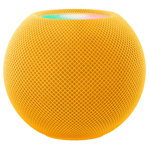 Apple HomePod Mini With Built-in Siri Smart Wi-Fi Speaker (360-Degree Audio, Yellow)