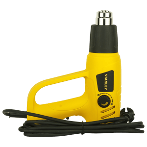 STANLEY STXH2000-IN 2000 W Electric Heat Gun (Adjustable Knobs And Switches, Yellow)