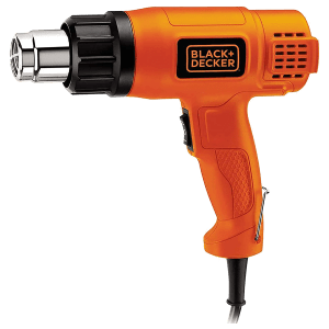 Black & Decker KX1800-B1 1800 Watts Electric Heat Gun (Lock-On Switch, Orange)