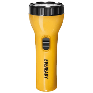 EVEREADY Sunny 0.5 Watts LED Torch (60 Lumens, Power On/Off Indicator, EVE DL92, Yellow/Black)