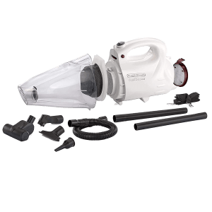 BLACK+DECKER Dustbuster 800 Watts Handheld Vacuum Cleaner (VH802-IN, White)