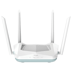 D-Link AX1500 Dual Band 1201 Mbps Wi-Fi Router (4 Antennas, 3 LAN Ports, Google Assistant And Alexa Supported, R15, White)