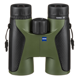 ZEISS Terra ED 10x 42mm Roof Prism Optical Binoculars (Hydrophobic Multicoating, 524204-9908-000, Black and Green)